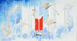 Eric Eriston Winarto, American Crow, 2024, huile sur toile