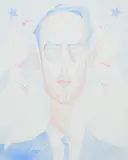 Eric Eriston Winarto, Selfie Crow, 2025, huile sur toile