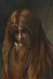Louis-Robert Carrier-Belleuse, Portrait d'une jeune fille, 1902, pastel sur papier