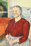 Hans Berger, Une ménagère, c. 1950, huile sur toile
