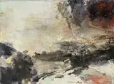 Zao Wou-ki, 16.02.74, 2019, huile sur toile
