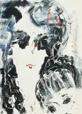 Portrait d'une femme by Anatoly Zverev, huile sur masonite, offered Dec 2024