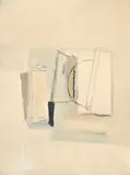 Piero Sadun, Sans titre, 1959, huile sur toile