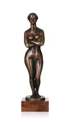 Pál Pátzay, Le vent du Danube, sculpture en bronze et socle en marbre