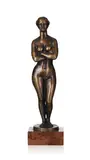 Pál Pátzay, Le vent du Danube, sculpture en bronze et socle en marbre