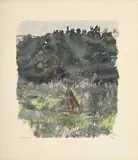 Robert Hainard, Lynx d'Espagne, 1983, bois gravé