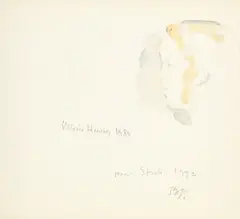 Profil de Valérie Henchoz by Balthus, 1980, aquarelle et crayon de graphite sur papier, offered Jun 2024