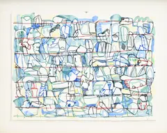 Jan Voss, Sans titre, 2009, acrylique sur papier