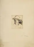 Edouard Vallet, Vieux paysan, 1903, eau-forte sur cuivre