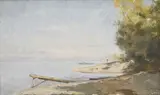 Léon Gaud, Bord du lac, 1907, huile sur toile