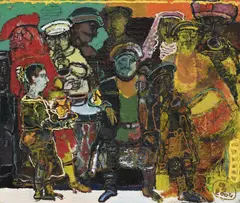 Sarkis Hamalbashian, Hospitality, 2004, huile sur toile