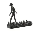 Yu Fan, The Empress new clothes, 1996, sculpture en bronze