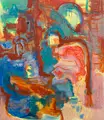 Wolfgang Bruchwitz, Ohne Titel. Wohl um 2010, Öl auf Leinwand