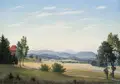 Willy Müller-Lückendorf, Vormittagsstimmung, 1965, Öltempera auf Malpappe