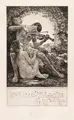 Bruno Héroux, Rosenlaube, 1909, Radierung