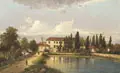 Johann Anton Castell, Bayerische oder Österreichische Landschaft. 1830er oder 1840er Jahre