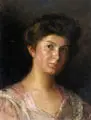 Robert Breyer, Bildnis einer jungen Dame, Um 1910, Öl auf Malpappe