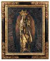 Ernst Kolbe, Madonna mit Kind (Seitenaltar der Pfarrkirche Hall / Tirol), Wohl 1924, Öl auf Leinwand
