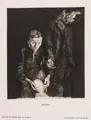 Käthe Kollwitz, Zertretene, 1900, Radierung
