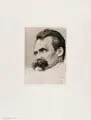 Albert Krüger, Verschiedene Künstler, Zehn Porträts aus PAN. 1895– 1899, Holzstich / sechs Lithografien / drei Radierungen
