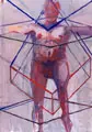 Stehender männlicher Akt / vier Druckgrafiken. 1984– 1990 by Claus Weidensdorfer, Gouache / zwei Farblithografien / zwei Lithografien, offered Mar 2026