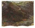 Elisabeth von Eicken, Sandweg, Darß. Wohl späte 1890er Jahre, Öl auf Leinwand, ungespannt