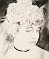 Emil Orlík, Mit Rosen im Haar