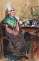 Bretonin by Franz Skarbina, Um 1880, Aquarell, offered Nov 2025