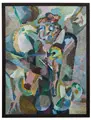 Günter Horlbeck, Alter Maler, 1987, Öl auf Hartfaser