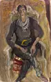 Horst Leifer, Bildnis Sibylle, Öl auf Leinwand