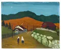 Paul Schultz-Liebisch, Bulgarien – Kamenica, 1974, Öl auf Hartfaser