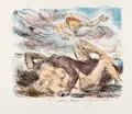 Lovis Corinth, Io mit der Wolke, 1920, Farblithografie auf Bütten