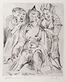 Die Schwangere by Paul Kleinschmidt, 1923, Kaltnadelradierung mit leichtem Plattenton auf "Zanders"-Bütten, offered Jun 2025