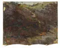 Elisabeth von Eicken, Sandweg, Darß. Wohl späte 1890er Jahre, Öl auf Leinwand, ungespannt