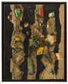 Ulrich Knispel, Komposition, 1957, Öl auf Leinwand