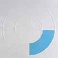 Stefan Nestler, Quarter Circle, 2001, Prägedruck und Siebruck auf kräftigem "Hahnemühle"-Bütten