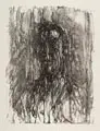 Max Uhlig, Selbstbild, 1972, Lithografie auf Bütten