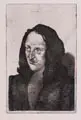 Werner Tübke, Römischer Poet, 1972, Radierung mit Plattenton auf festem Papier