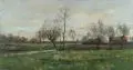 Saules au Bord d'un Ruisseau (Weiden am Bach) by Pierre Emmanuel Damoye, 1888, Öl auf Holz, offered Nov 2024