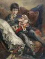 Walter Reimann, Mädchen mit Puppen, Wohl 1921, Öl auf Leinwand