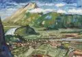 Blick auf Kufstein (Tirol) by Joseph Fritz Zalisz, Um 1920, Öl auf Leinwand, offered Nov 2024