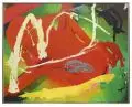 Gerd Mackensen, Alle Täler und Hügel sind heute so grün. (Für Kandinsky), 2003, Öl auf Leinwand