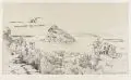 Achille Gigante, Ischia, Wohl 1840, Bleistiftzeichnung, partiell weiß gehöht