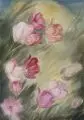 Georg Hermann Gelbke, Teichrosen I, Um 1922, Aquarelle auf "P.M