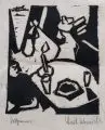 Kurt Schmidt, Dachkammer, Um 1920, Holzschnitt