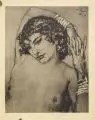 Hans Unger, Weiblicher Akt, die Arme über dem Kopf verschränkt, 1927, Heliogravüre
