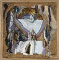 Dottore, Kristallkonglomerat, 1968, Collage (verschiedene Papiere), partiell mit Deckweiß und Tusche überarbeitet
