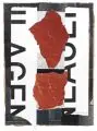 Lutz Fleischer, Chocoladen Collage, Collage auf Pappe