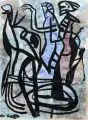 Veit Hofmann, Proktophantasmist, 2000, Aquarell und Tusche auf strukturiertem Papier