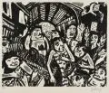 Karl Hubbuch, In den Markthallen von Paris